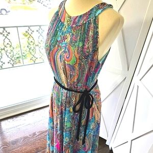 Tommy Hilfiger Paisley Multicolor Maxi Dress